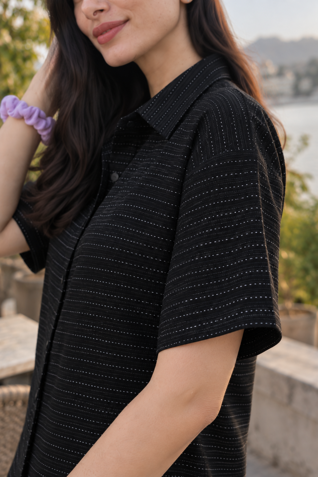Noir Stripe Co-Ord Set
