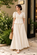 Elowen Ivory Skirt Set for women