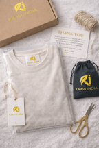 Premium Oversized Cotton T-Shirt Off White