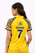 CSK Girls Jersey 2026 | Chennai Super Kings Kids Official Inspired Yellow IPL Cricket T-Shirt