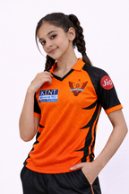SRH Girls Jersey 2026 | Sunrisers Hyderabad Kids Orange IPL Cricket T-Shirt