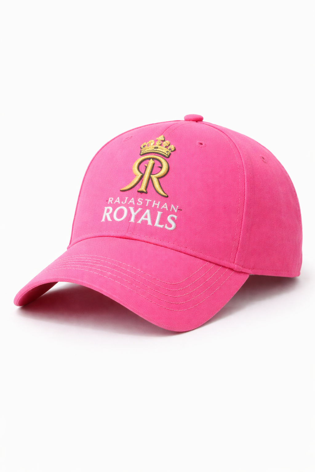 Rajasthan Royals (RR) Pink Premium Fan Cap – Embroidered Logo IPL Match Day Cricket Cap