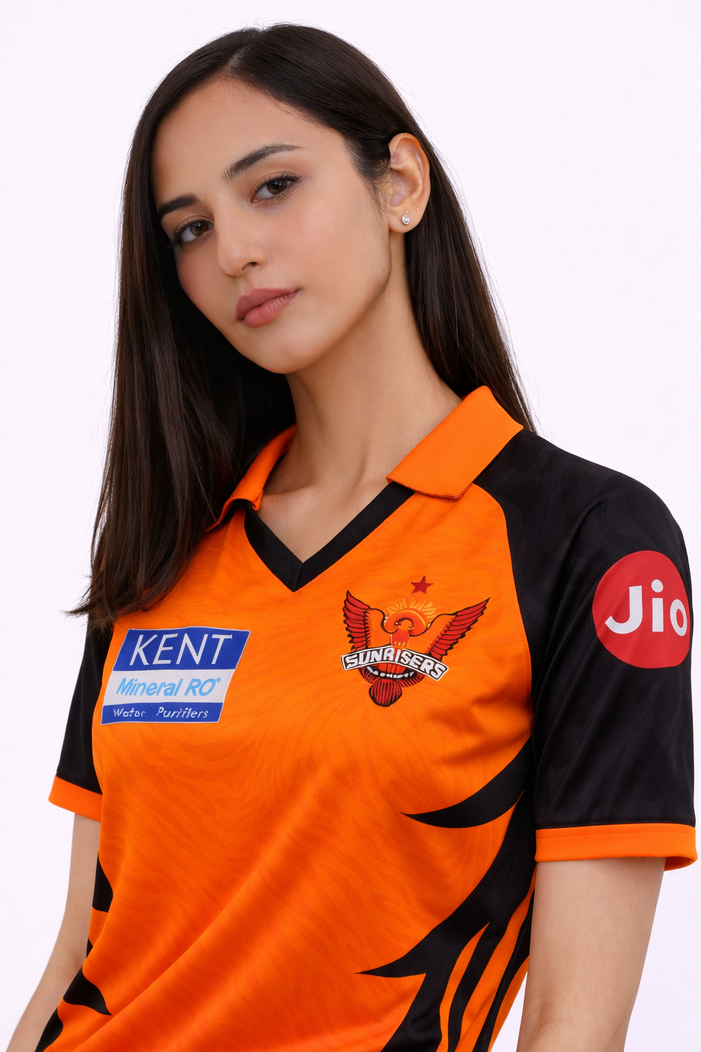 SRH Official Fan Jersey 2026 | Hyderabad Sunrisers T-Shirt for Women
