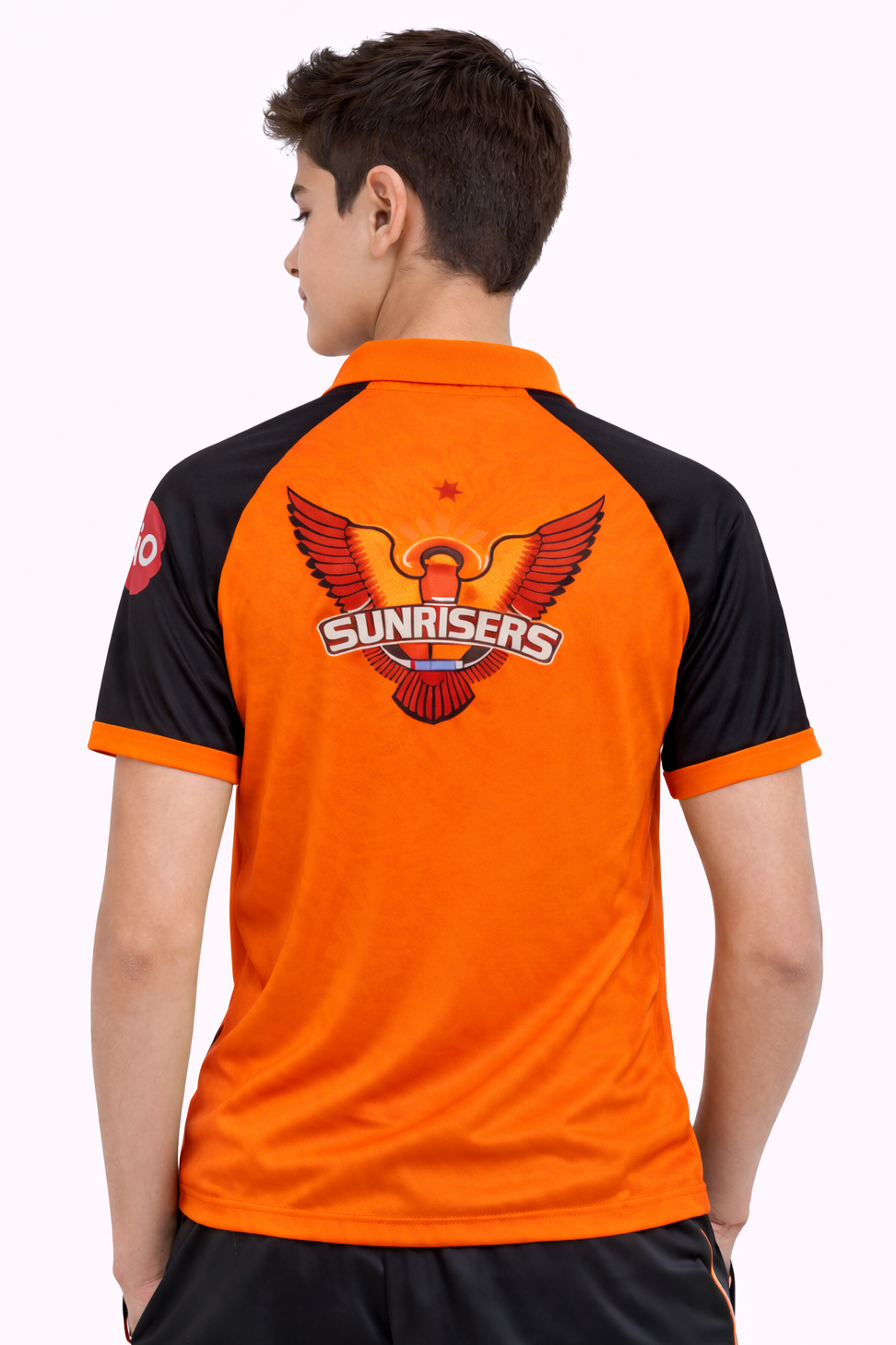 Boys SRH Jersey 2026 | Sunrisers Hyderabad Kids Orange IPL Cricket T-Shirt