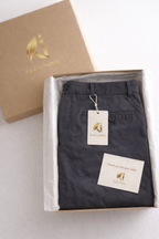 Charcoal Grey Relaxed Fit Chinos for Men – Premium Cotton Blend Casual Trousers