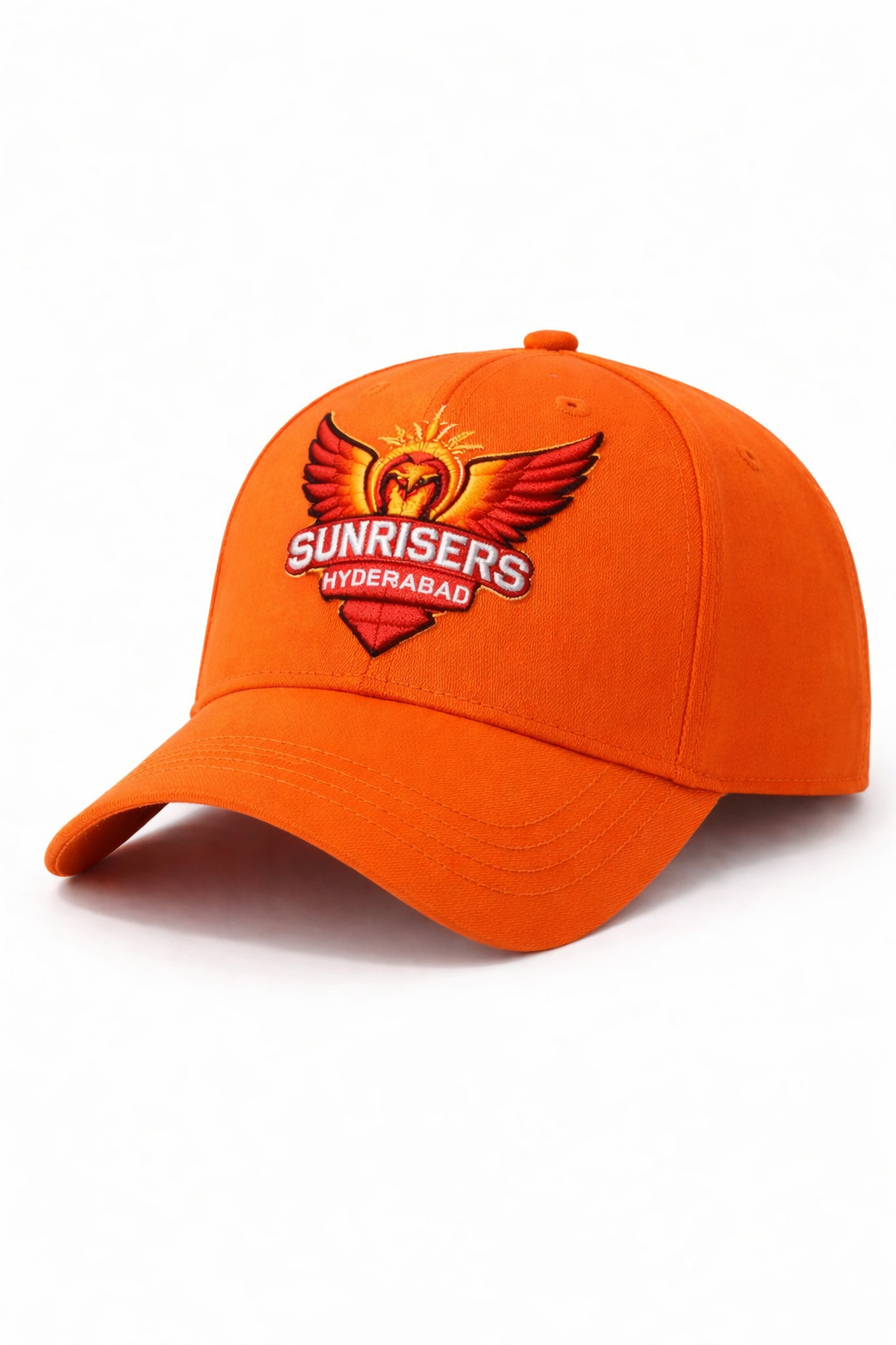 Sunrisers Hyderabad (SRH) Orange Premium Fan Cap – Embroidered Logo IPL Cricket Match Cap