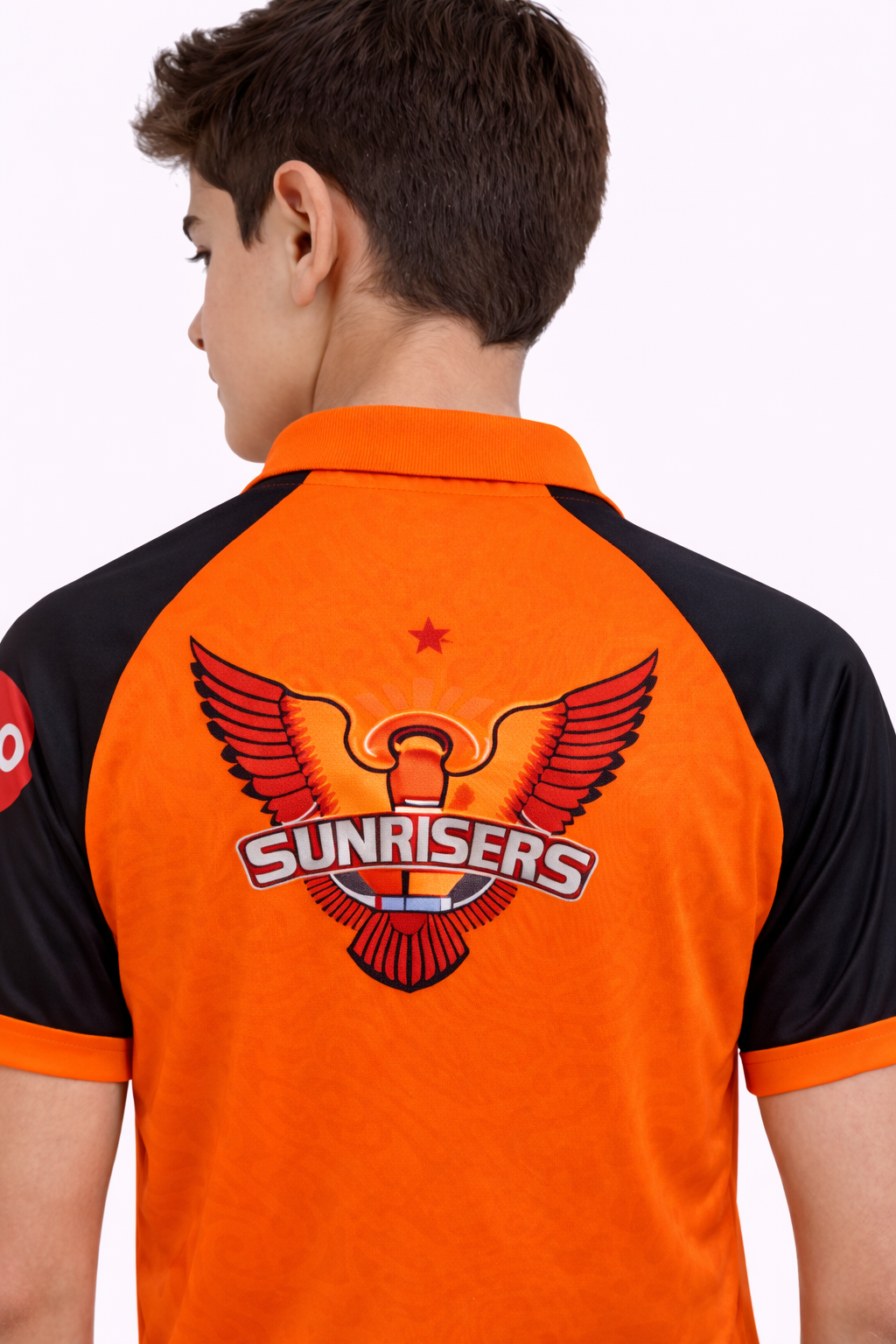 Boys SRH Jersey 2026 | Sunrisers Hyderabad Kids Orange IPL Cricket T-Shirt