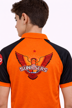 Boys SRH Jersey 2026 | Sunrisers Hyderabad Kids Orange IPL Cricket T-Shirt