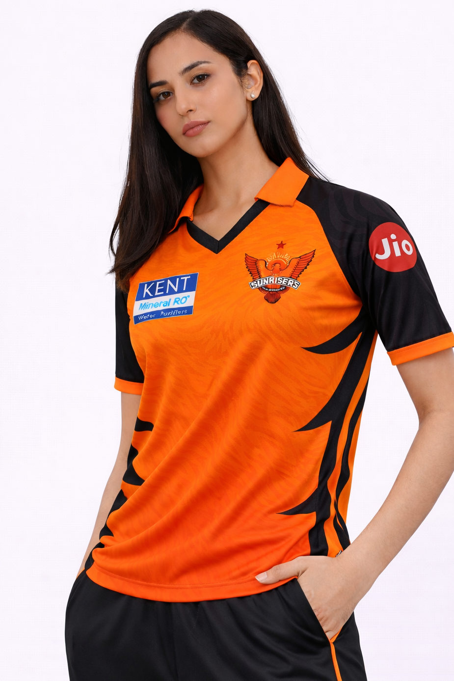 SRH Official Fan Jersey 2026 | Hyderabad Sunrisers T-Shirt for Women