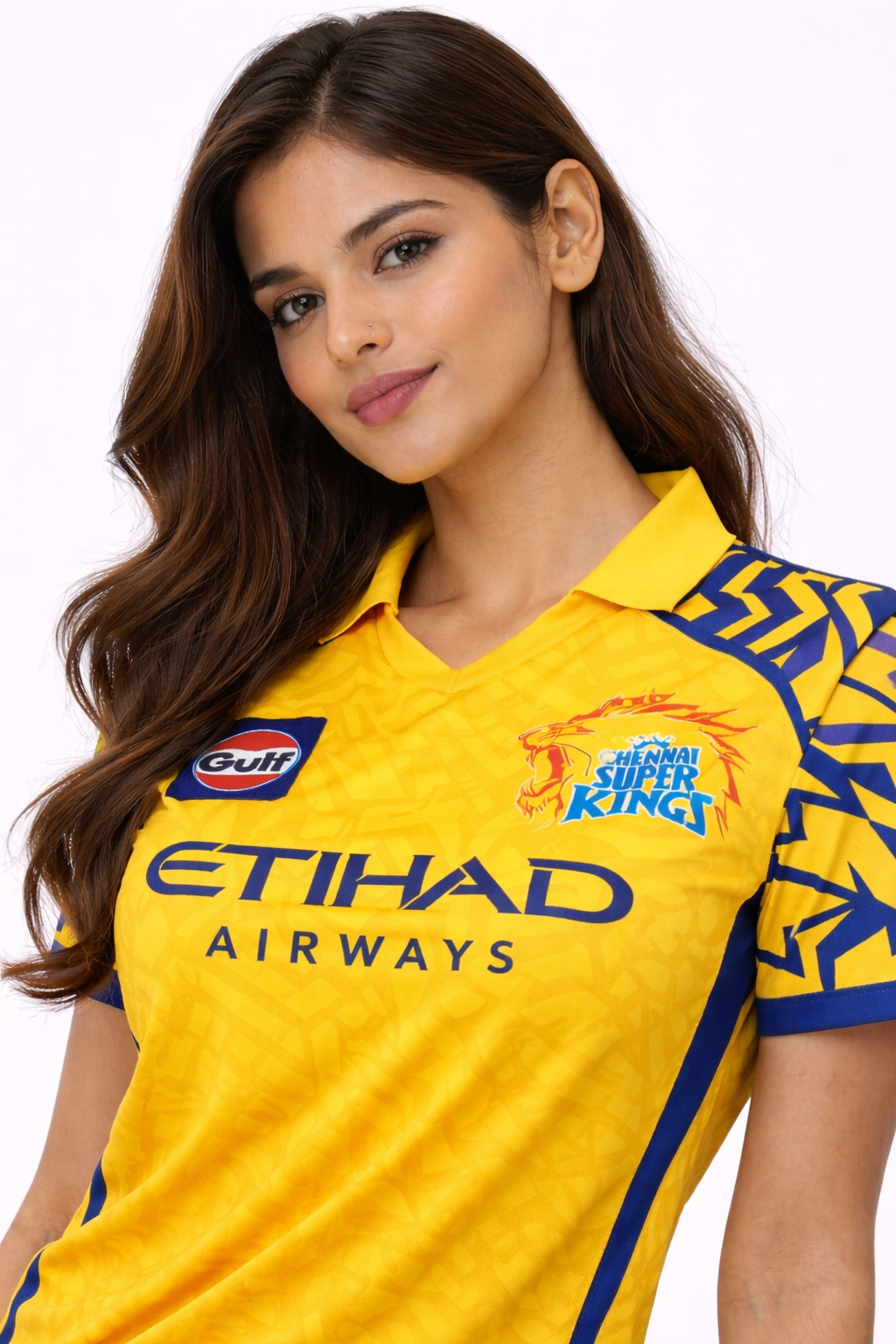 CSK Official Fan Jersey 2026 | Chennai Super Kings T-Shirt for Women