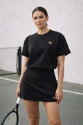 Active Skort Co-Ord Set Women’s Tennis Inspired Comfort Wear (Black Edition)