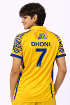 CSK Boys Jersey 2026 | Chennai Super Kings Kids Official Inspired Yellow IPL Cricket T-Shirt