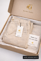 Beige Relaxed Fit Chinos for Men – Premium Cotton Blend Casual Trousers