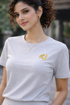 Soft Grey Skort Co-Ord Set for Women | Minimal Premium Cotton Wear