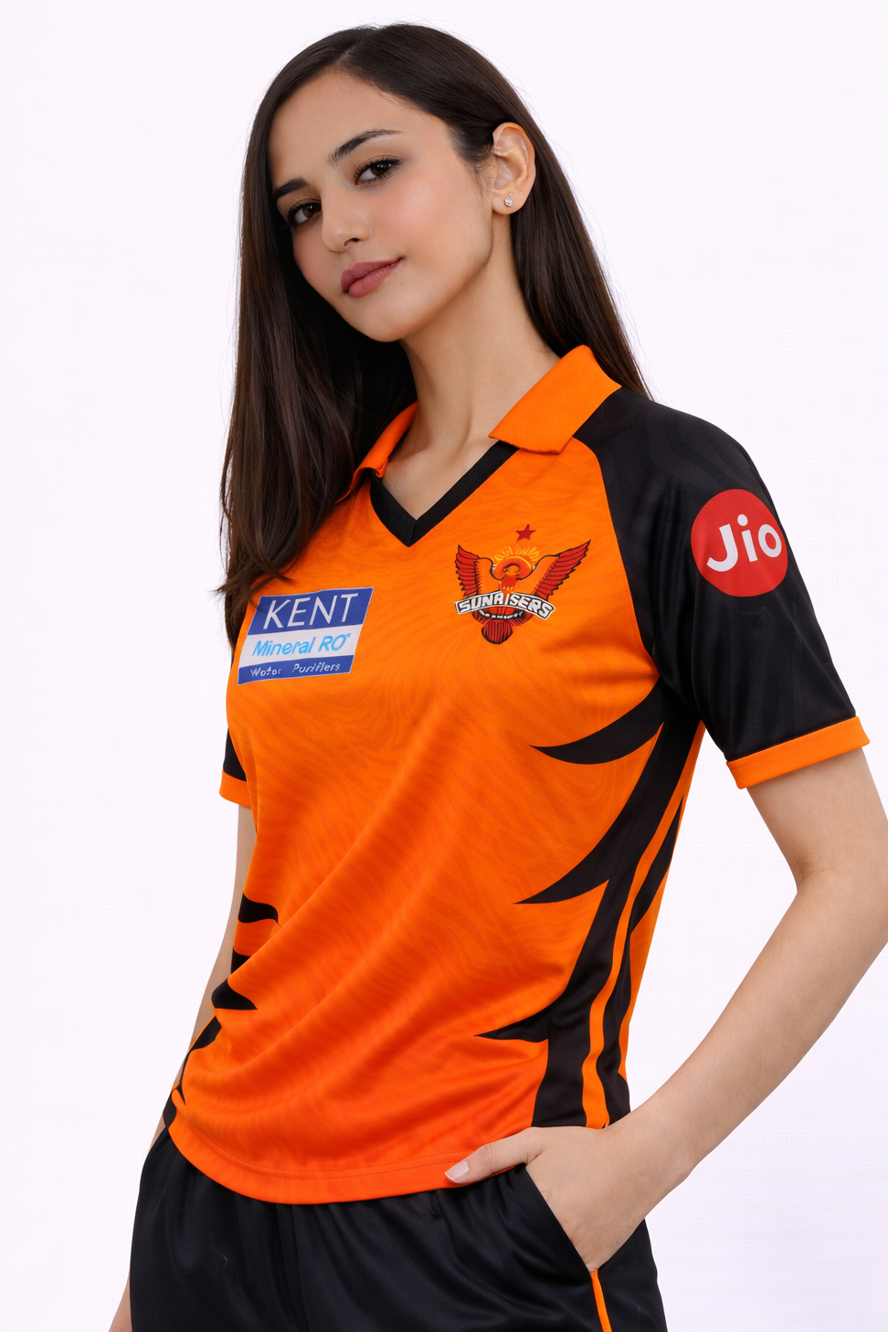 SRH Official Fan Jersey 2026 | Hyderabad Sunrisers T-Shirt for Women