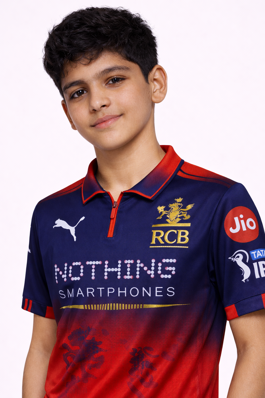 RCB Official Boys Jersey 2026 |Royal Challengers Bangalore Kids Official Inspired Fan Cricket T-Shirt