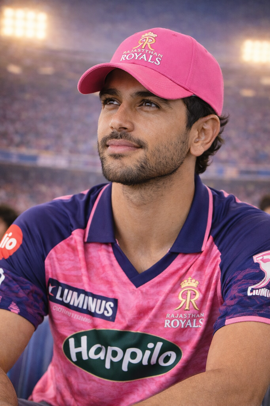 Rajasthan Royals (RR) Pink Premium Fan Cap – Embroidered Logo IPL Match Day Cricket Cap
